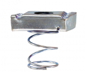 Stainless Steel A4 Channel Nuts Short Spring M6