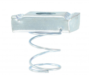 BZP Channel Nuts Short Spring M6