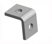 Channel Brackets 90° 1x1 Hole 57 x 40mm