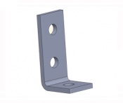 Channel Brackets 90° 2x1 Hole 42 x 102mm