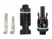 PANEL MOUNT SOLAR CONNECTORS MC TYPE 30AMP M/F   1 SET