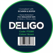 PVC Insulation Tape Brown 33m