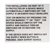 RCD TEST (100 X 70) RIGID PK 5