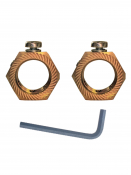 25mm BRASS EARTHING NUT (PACK OF 10)