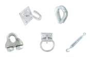 EYELET FOR CATENARY WIRE STAINLESS STEEL