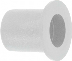 8MM ROD END CAPS WHITE