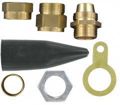 CW 3-Part SWA Brass Glands