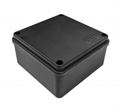 IP56 Junction Boxes Plain Black