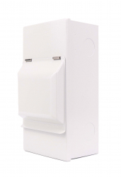 IP40 Metal Clad Epoxy 4 Modular Enclosure with Lid