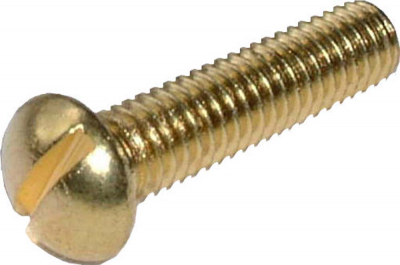 2BA X 1'' BRASS RD SLOT M/SC