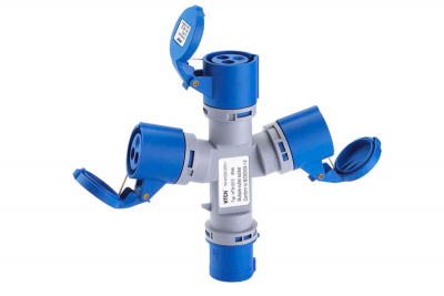 Industrial Splitter IP44 3 Pin 240V-16A