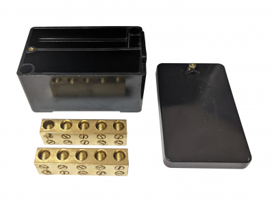 100A 2 POLE LINK BOX BLACK