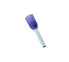French Bootlace Ferrules 0.25 x 6.5mm Violet
