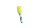 German Bootlace Ferrules 1.0 x 8mm Yellow