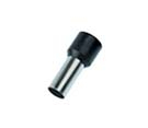 French Bootlace Ferrules 25.0 x 16mm Black