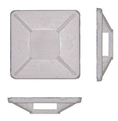 Cable Tie Base Natural 19mm