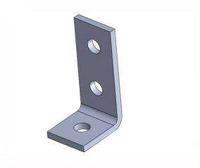Channel Brackets 90° B2x1 Hole 50 x 96mm