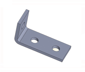 Channel Brackets 90° 2x1 Hole 90 X 57mm