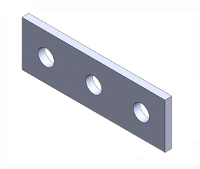 3 HOLE SPLICE PLATE