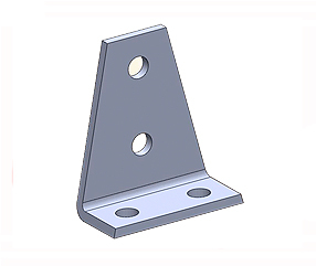 Delta Brackets 90&deg; 57 x 42mm