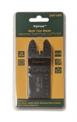 CRV Japanese Tooth Multi-Tool Blade 34mm (Pack of 3)