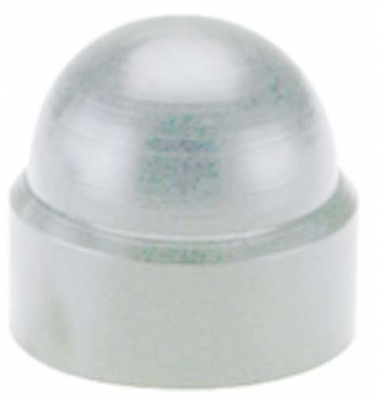 Dome Nut Covers M12 White