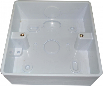 Decoduct Universal Surface Boxes - 1 Gang Round