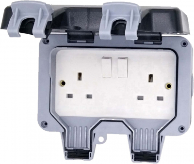 IP66 Outdoor Switched Socket DP 2 Gang 13A