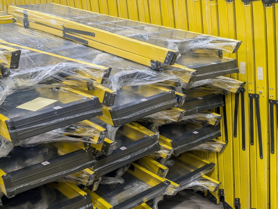 Fibreglass Platform Ladders with Handrail 5 Tread