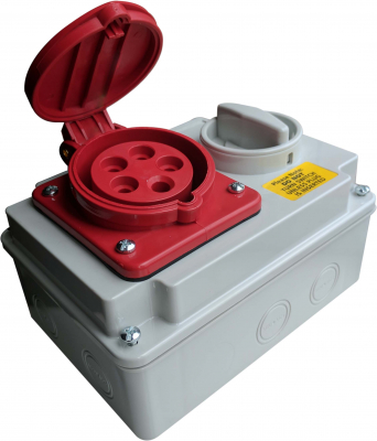 Industrial Interlocking Locking Switch IP44 5 Pin 415V-32A