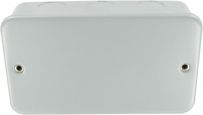 Metal Clad Blank Plates 2 Gang