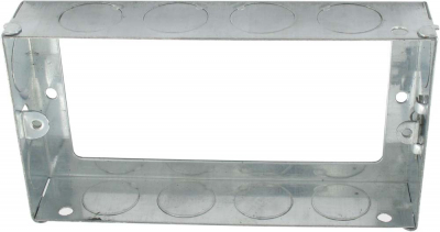 Box Extension Steel 2 Gang 35mm