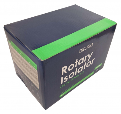 AC Rotary Isolator 63A 175 x 114 x 100mm