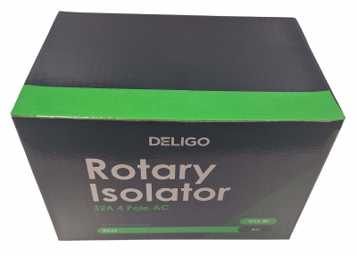 AC Rotary Isolator 32A 175 x 114 x 100mm
