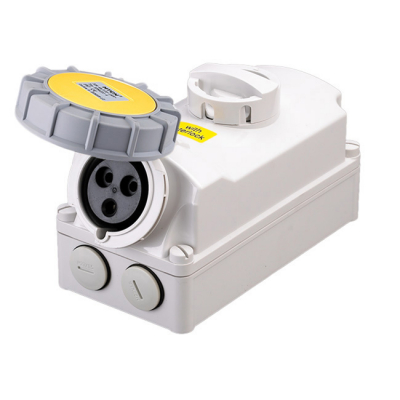 Industrial Interlocking Switch IP67 3 Pin 110V-16A