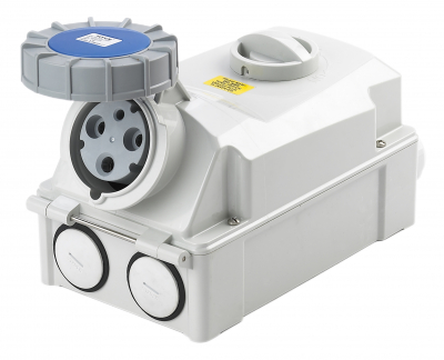 Industrial Interlocking Switch IP67 3 Pin 230V-63A
