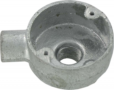 Terminal & Back Outlet Malleable Box 25mm