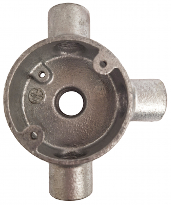TEE & Back Outlet Malleable Box 20mm