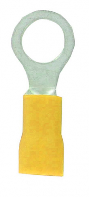 Ring Terminals Yellow 6.4mm