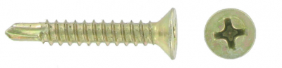 3.9 x 13 Countersunk Self Drilling Screws