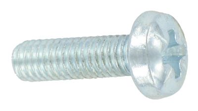 M4 x 12 Steel Pozi Pan Head Machine Screws