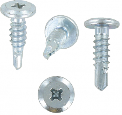 4.8 x 16 Pozi Shallow Pan Head Self Drilling Screws