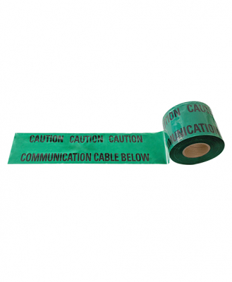 WARNING TAPE 150MM X 365MTR COMMUNICATION CABLE BELOW