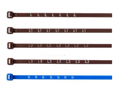 Phase Marking Cable Ties