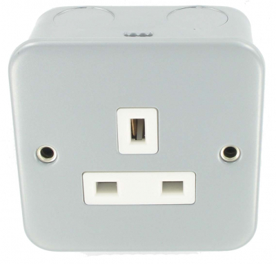 Metal Clad Unswitched Socket