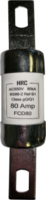 B1 Type HRC Fuse - Centre Bolted