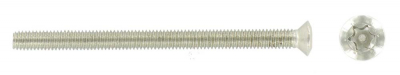 M3.5 T15 Nickel Plated Raised Countersunk Security Socket Screws